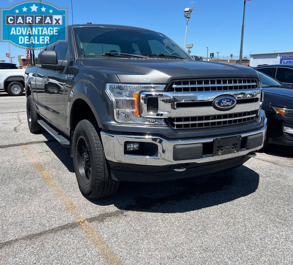 2018 Ford F-150 XL in Gray — front three-quarter view