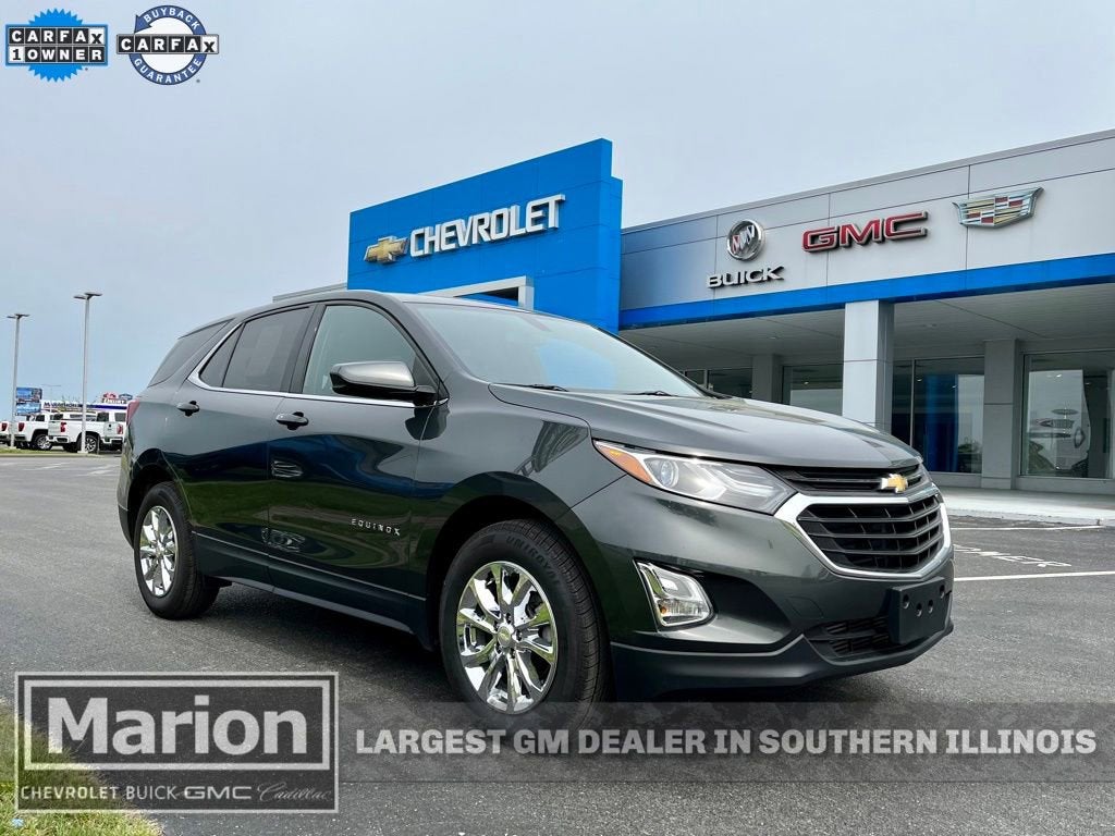 2019 Chevrolet Equinox LT in Nightfall Gray Metallic — front three-quarter view