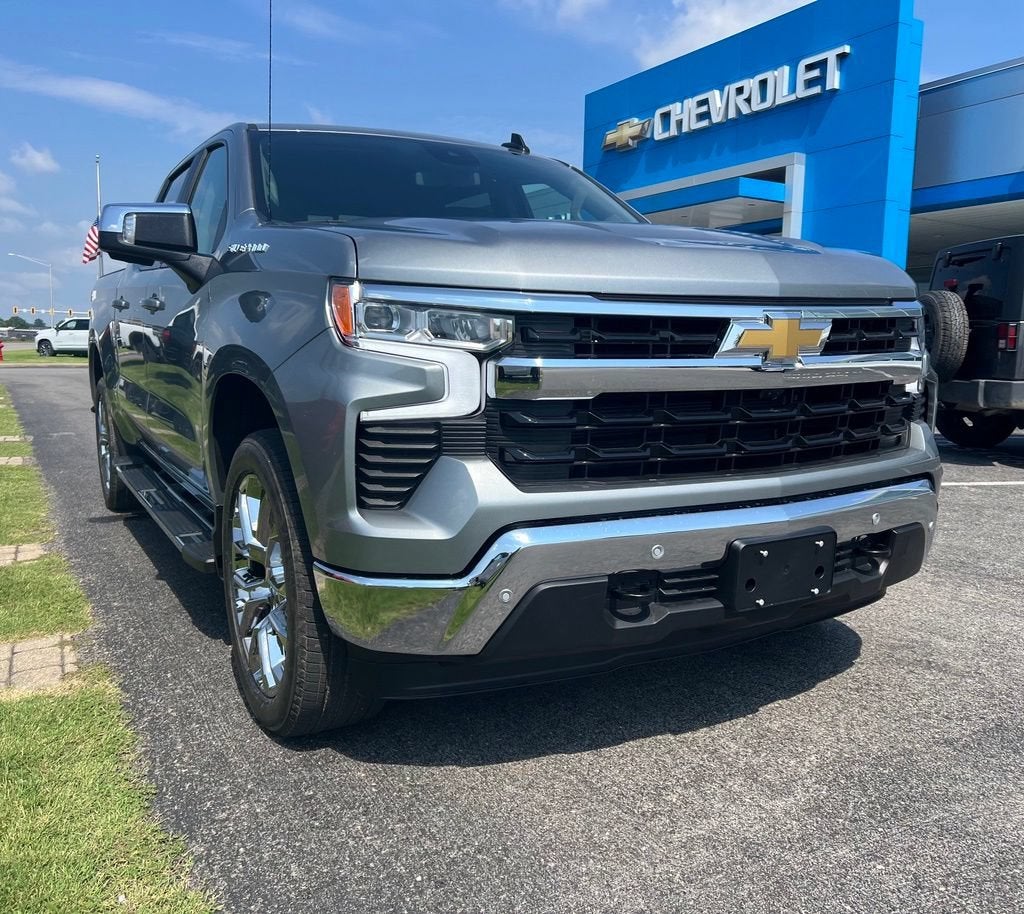 2026 Chevrolet Silverado 1500 LT in Sterling Gray Metallic — front three-quarter view