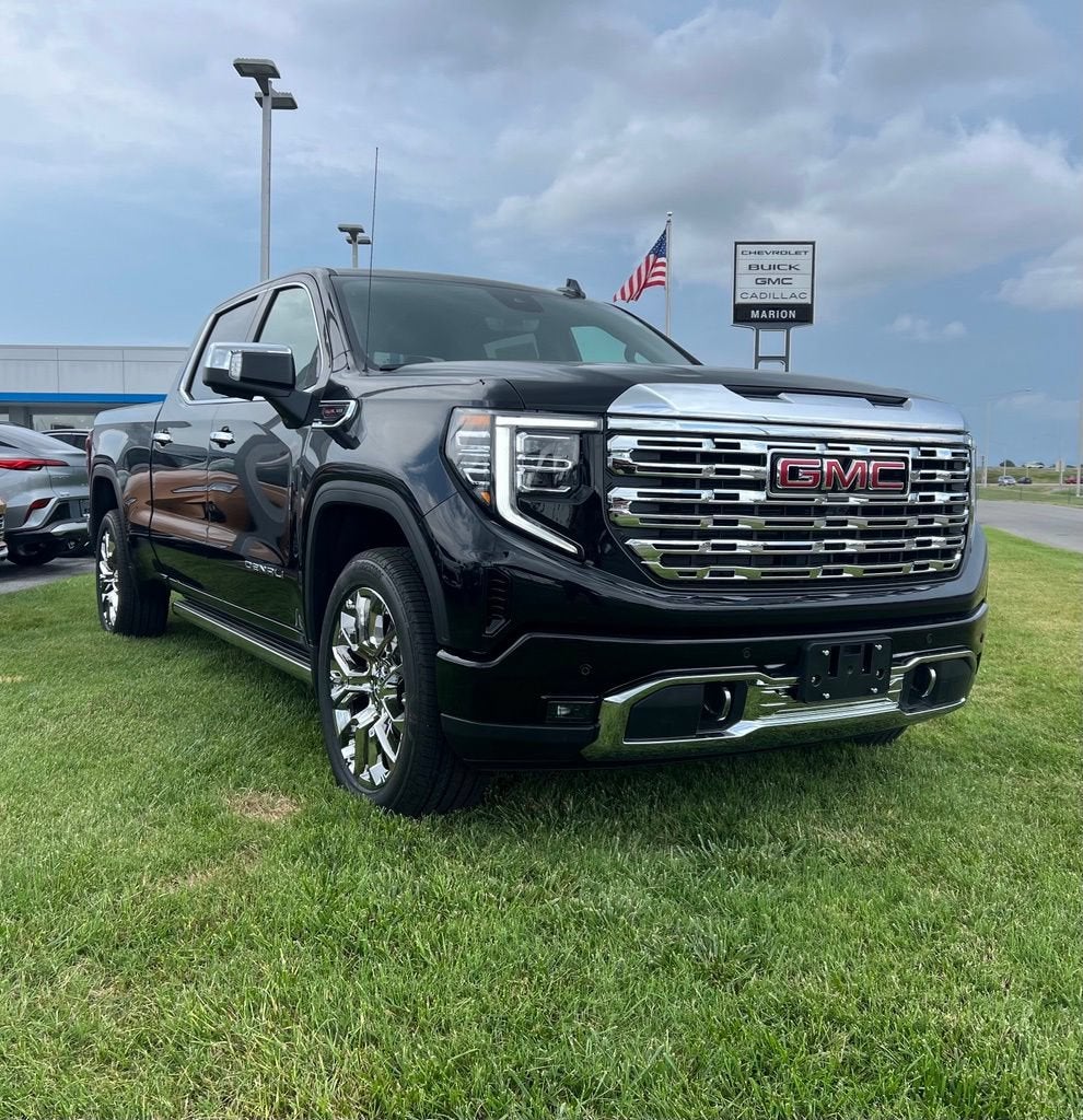 2026 GMC Sierra 1500 Denali in Onyx Black — front three-quarter view