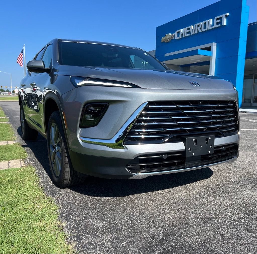 2026 Buick Enclave Preferred in Moonstone Gray Metallic — front three-quarter view